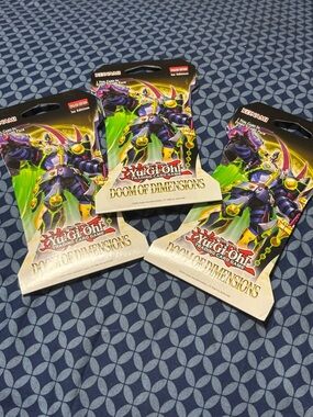 Yugioh Yu-Gi-Oh! Official Card Packs Doom of Dimensions 1st edition English Set